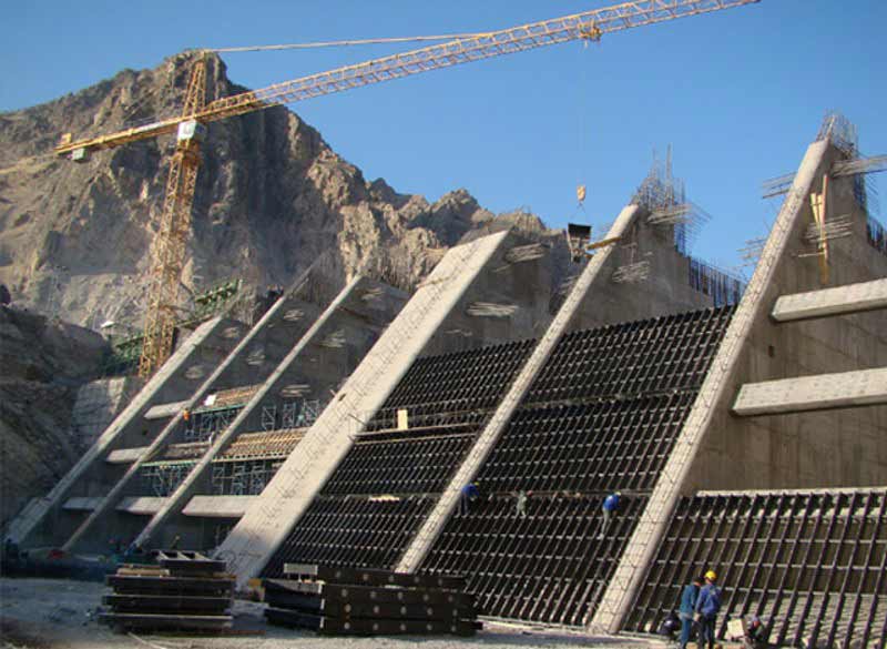 Sangtuda 2 dam and hydropower plant in Tajikistan