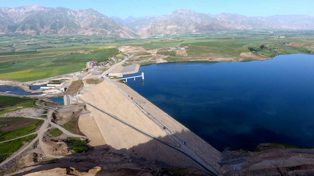 KANI SIB Reservoir Dam and BADINABAD Water Channel